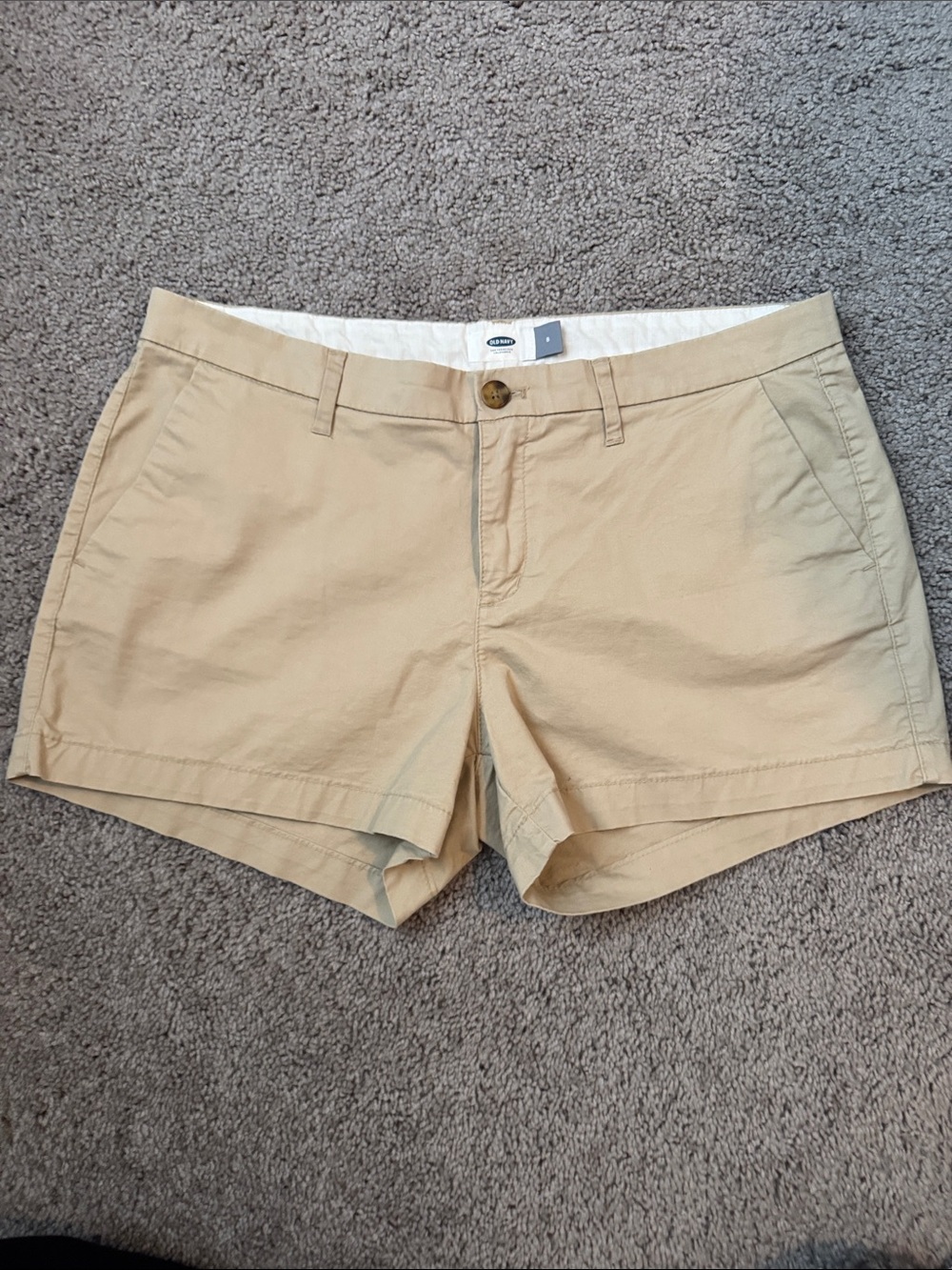 Old navy Classic Women's Khaki Shorts - Casual Cotton Blend